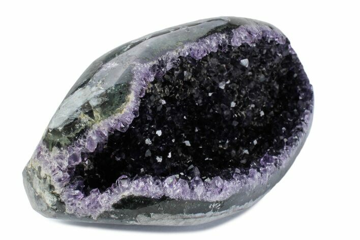 Wide, Sparkling Purple Amethyst Geode - Uruguay #379329